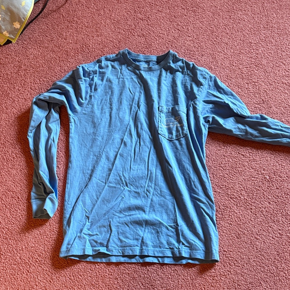 Vineyard Vines Blue Long Sleeve Tee